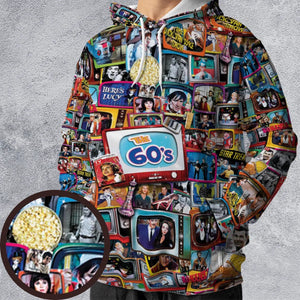 The 60s Classic TV Shows All-over Print Hoodie