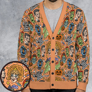 Halloween at Pee-wee’s Playhouse Cardigan