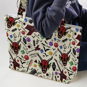 Hellfire Club Stranger Things Large Tote Bag