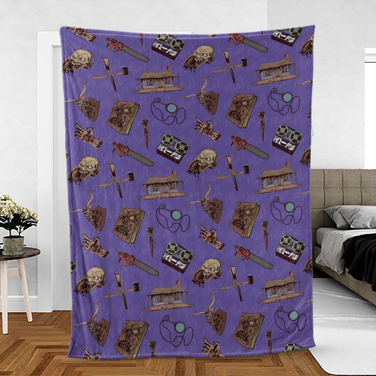 Evil Dead Horror Fleece Blanket