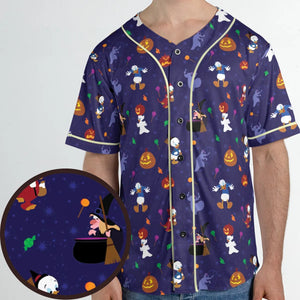Spooky Month Halloween Unisex Baseball Jersey