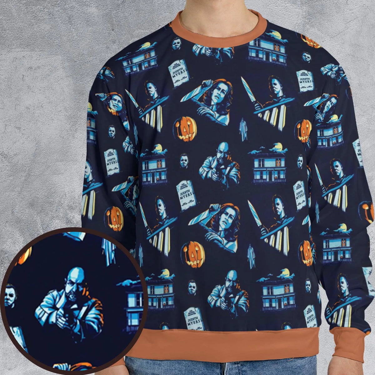 Horror Slasher Michael Myers Halloween All-over Print Sweatshirt