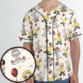 Mouse Clown Unisex Baseball Jersey