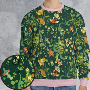 Under Water Type Pokemon All-over Print Sweatshirt