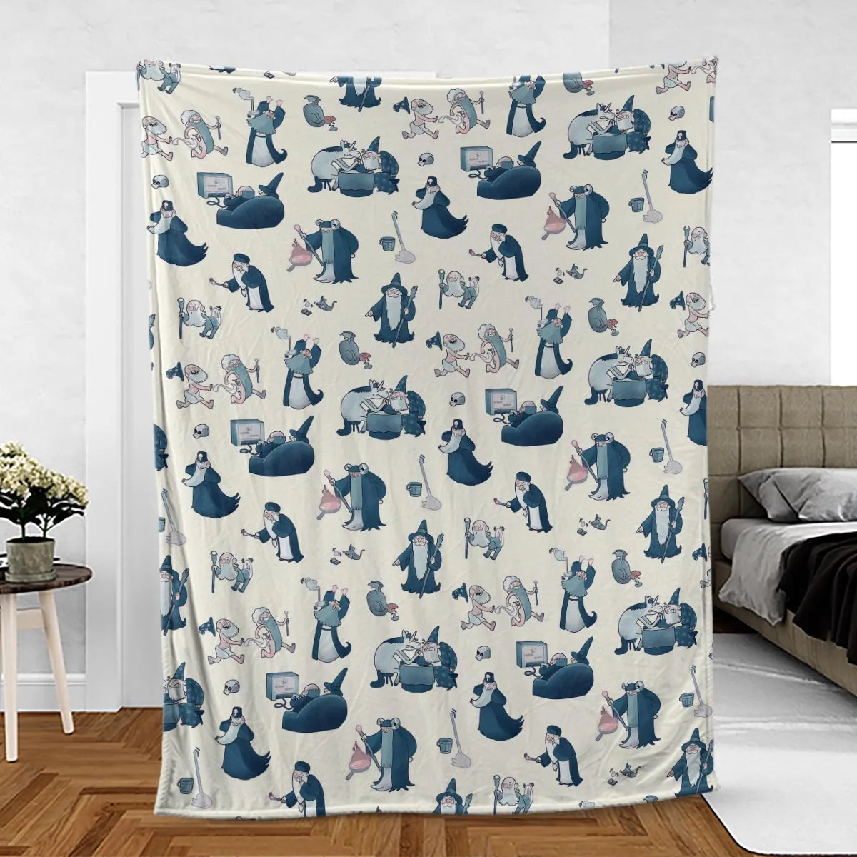 Shared Flat For Wizards Fleece Blanket