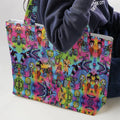 Hauntingly Stylish Beetlejuice Large Tote Bag