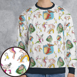 Roald Dahl Characters All-over Print Sweatshirt