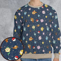 Gengar as Eevee The Eeveelutions Pokemon All-over Print Sweatshirt