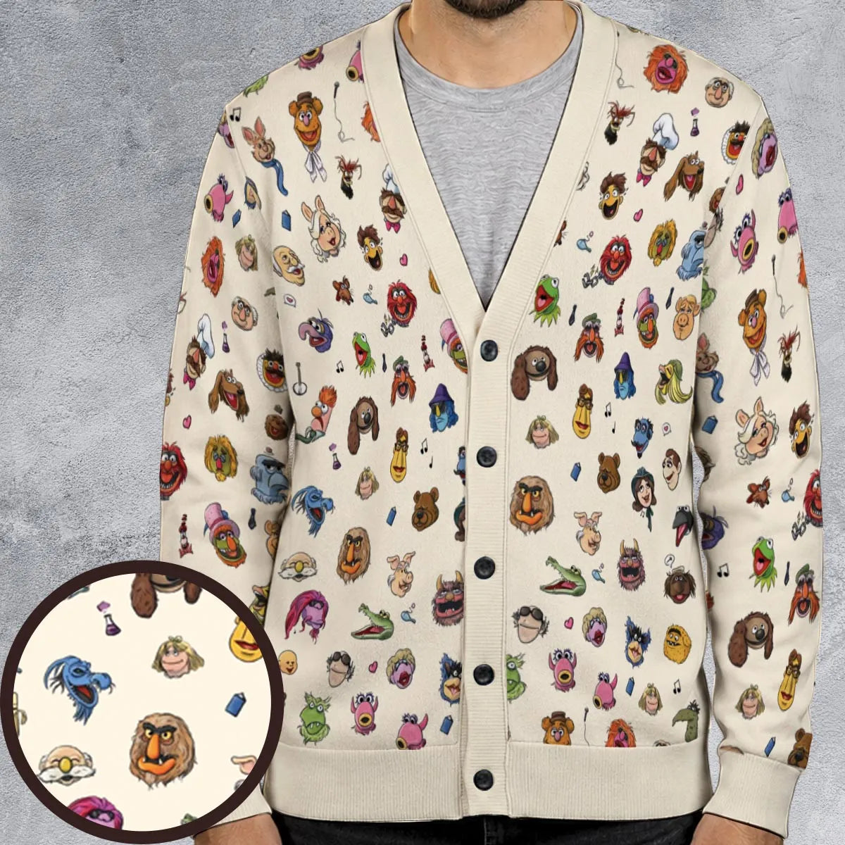 The Muppets Pattern Cardigan