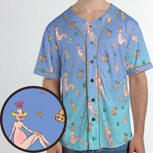 Who You Callin' One-eyed Shrimp Sea-Monkeys Unisex Baseball Jersey