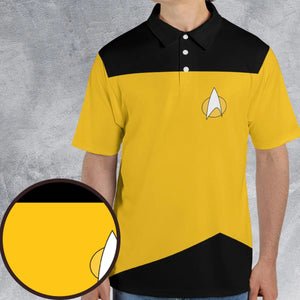 The Next Generation Star Trek AOP Men/Women Polo Shirt