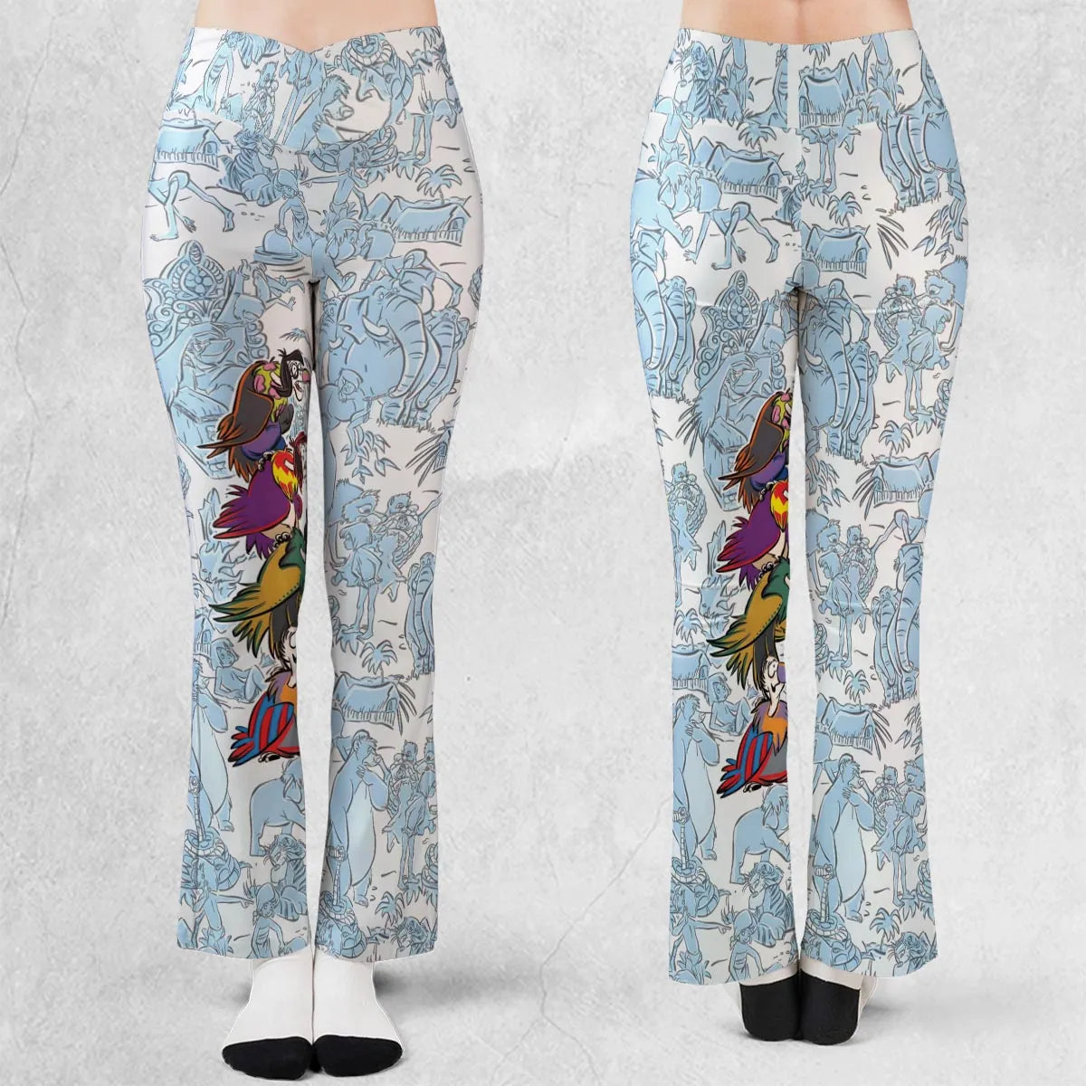 The Vultures The Jungle Book Flare Leggings
