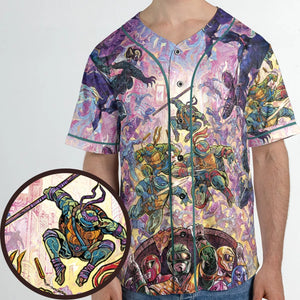 Shell Yeah Teenage Mutant Ninja Turtles Unisex Baseball Jersey