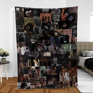 Memorable Vampire Moments The Vampire Diary Fleece Blanket