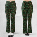 Funny Plants Pattern Flare Leggings