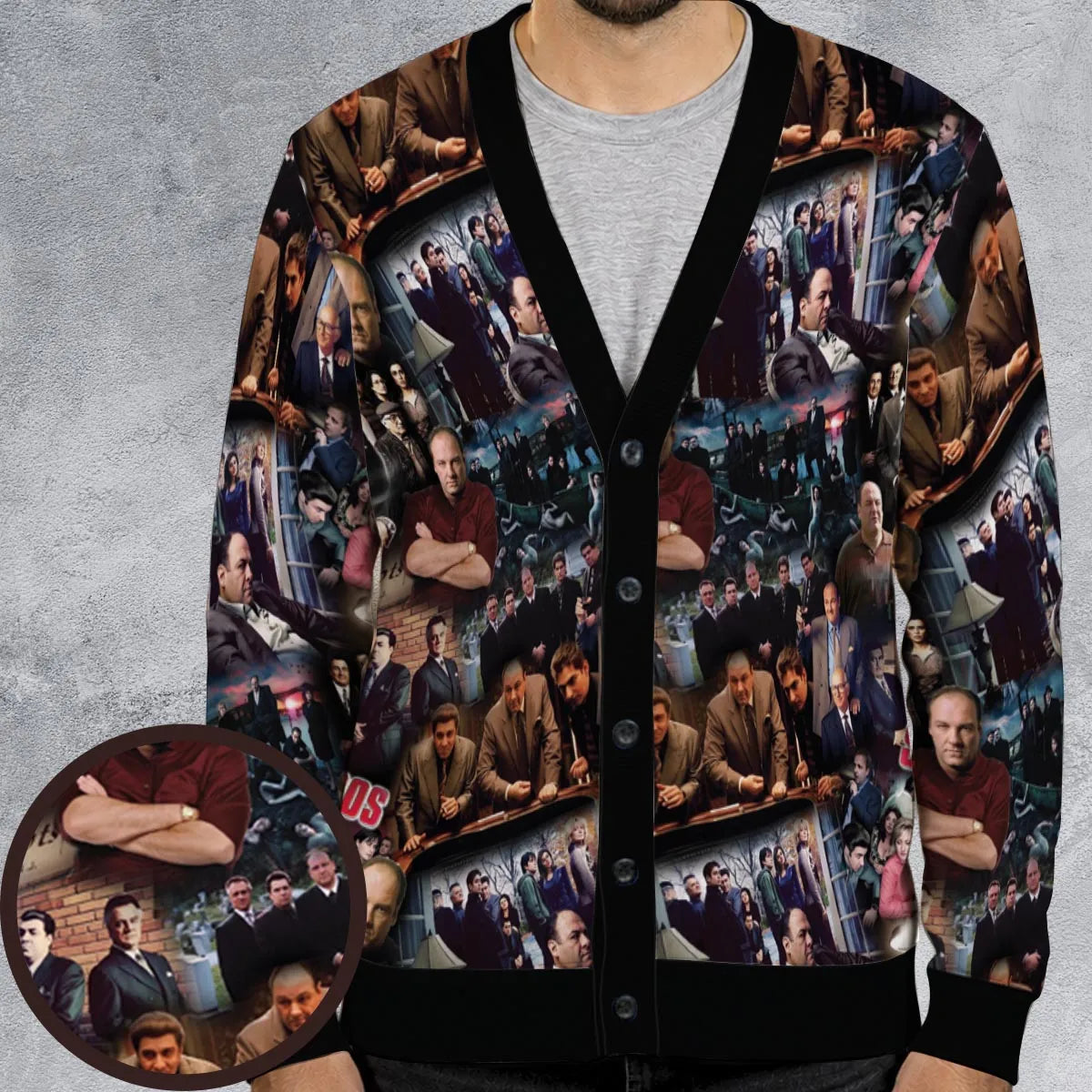 Sopranos Inspired Cardigan