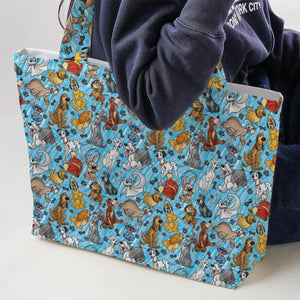 Animation Dogs Large Tote Bag