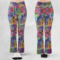 Hauntingly Stylish Beetlejuice Flare Leggings