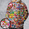 Popular Cereal Boxes All-over Print Hoodie