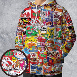 Popular Cereal Boxes All-over Print Hoodie