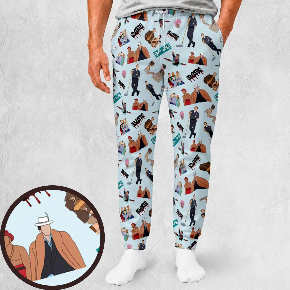 Retro TV Scrubs Sweatpants