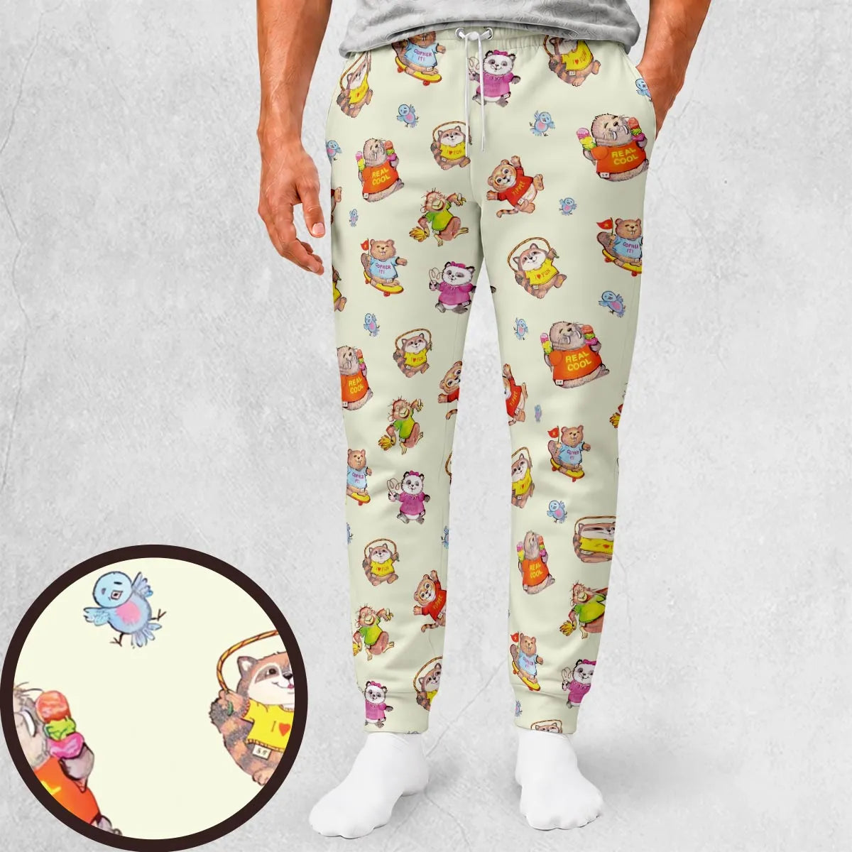 The Shirt Tales Retro 80s Band Tribute Sweatpants