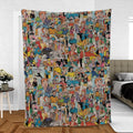 Archie Comics Characters Collage Fleece Blanket