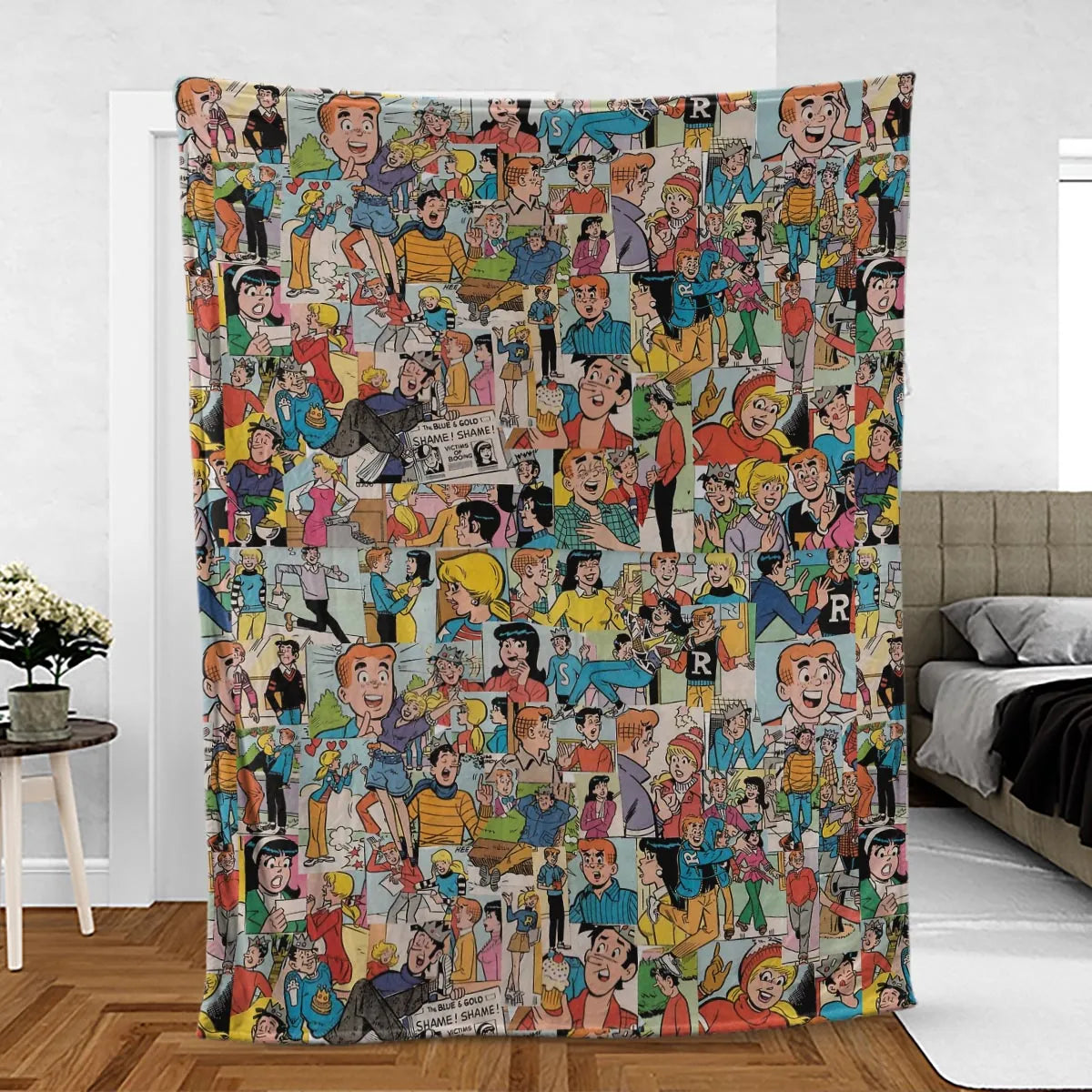 Archie Comics Characters Collage Fleece Blanket