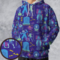 Happy Haunts Journal Haunted Mansion All-over Print Hoodie