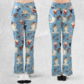 Frosty the Snowman Christmas Characters Flare Leggings