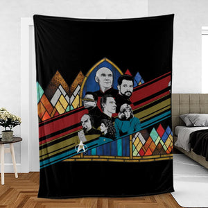 The Next Generation Star Trek Fleece Blanket
