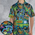 Monsters Mayhem and The Mystery Machine Scooby Doo AOP Men/Women Polo Shirt
