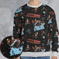 Rocky Horror Bullwinkle All-over Print Sweatshirt