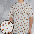 Nintendo Donkey Kong Characters Pattern AOP Men/Women Polo Shirt