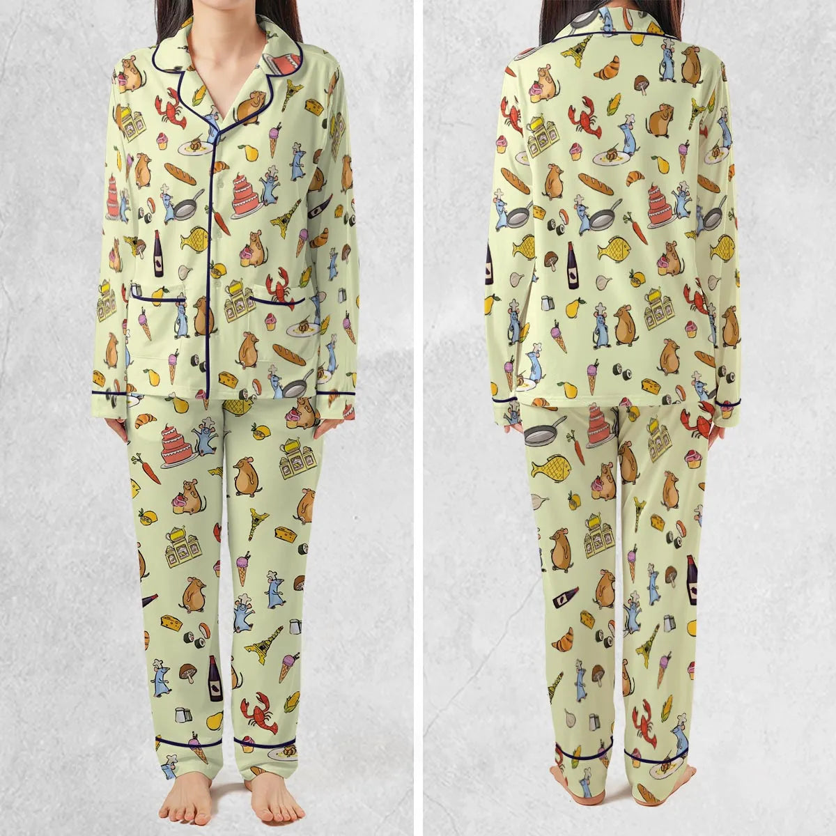 Chef Life Ratatouille Pajamas Set