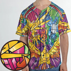 Legendary Birds Pokemon Unisex Baseball Jersey