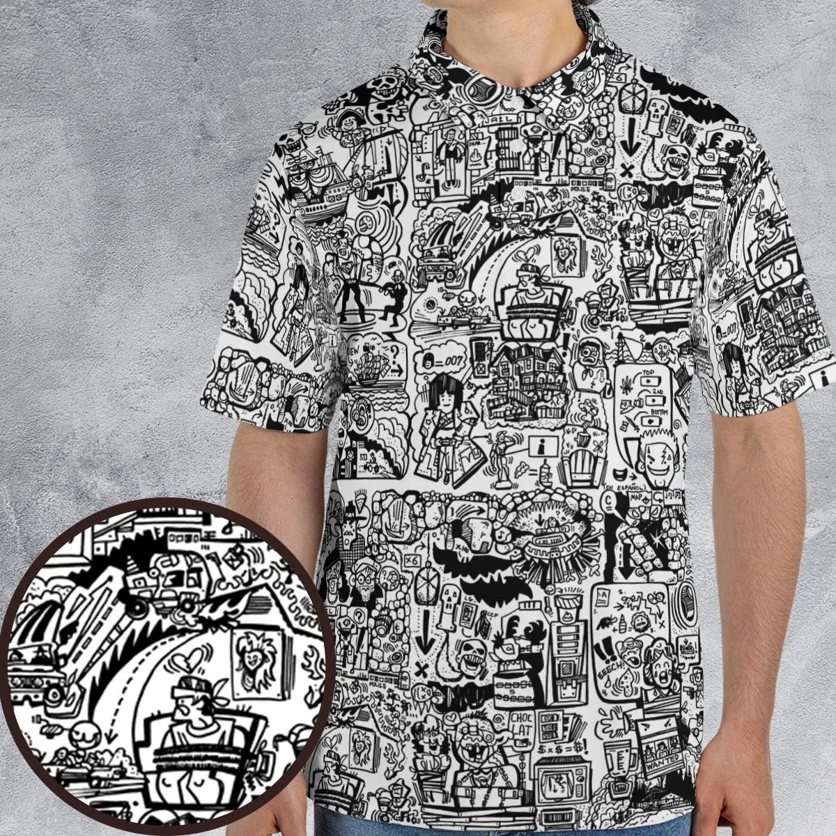 Classic Adventures The Goonies AOP Men/Women Polo Shirt