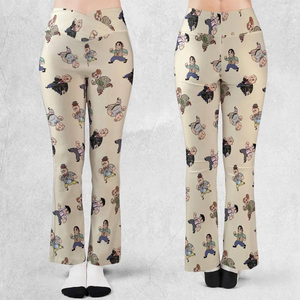 Stooges Forever The Three Stooges Flare Leggings