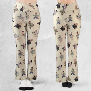 Stooges Forever The Three Stooges Flare Leggings