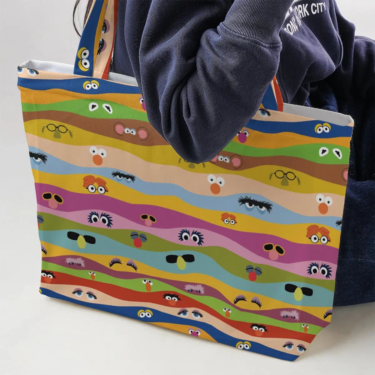 Eyes On Us The Muppet Show Large Tote Bag
