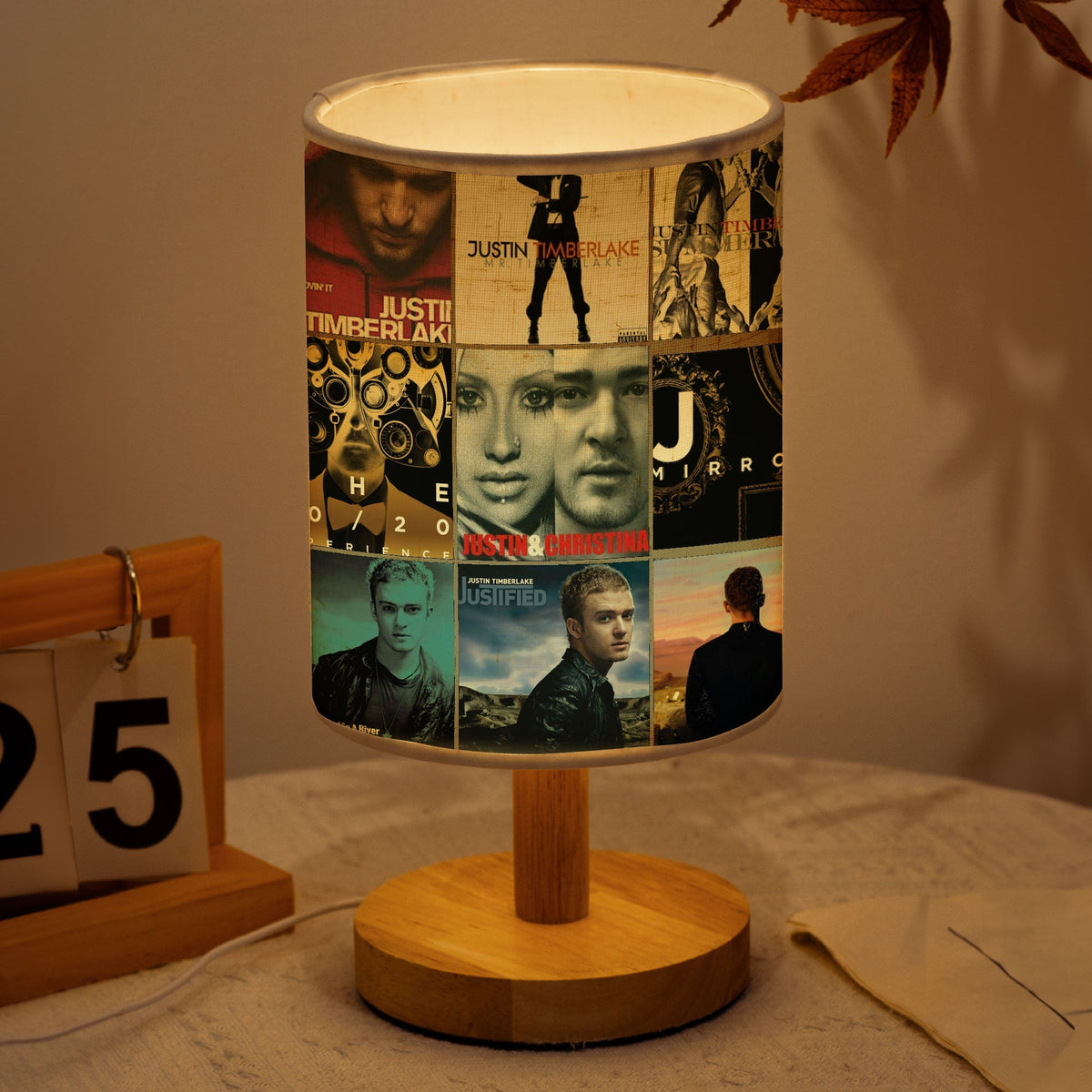 Justin Timberlake Album Art Lamp Soulful Pop & Timeless Groove