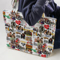 Stuck in the 80s Famous Sitcom Large Tote Bag