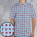 Funny Spider-Man Characters Pattern AOP Men/Women Polo Shirt