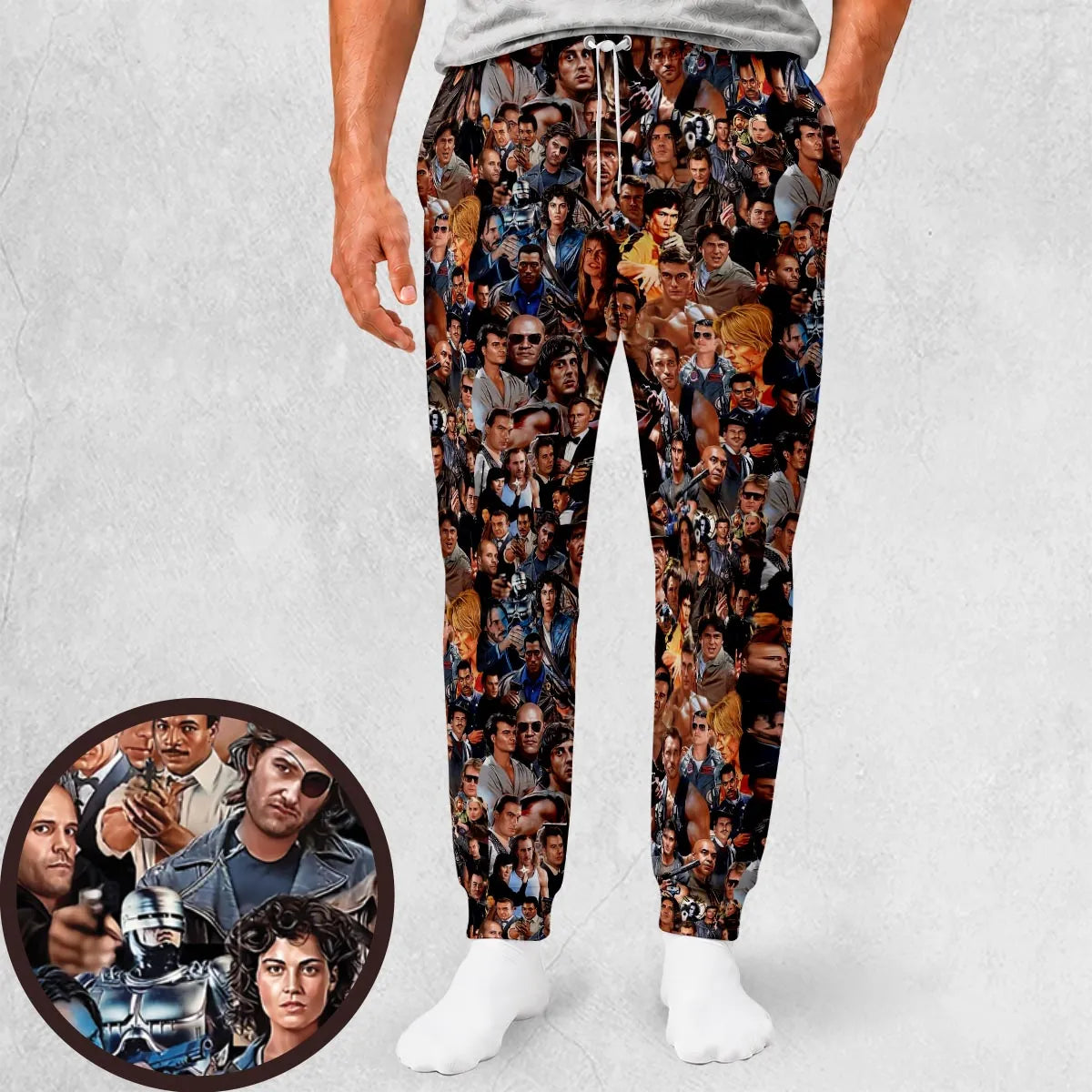 Action Hero Bullet Portrait Sweatpants