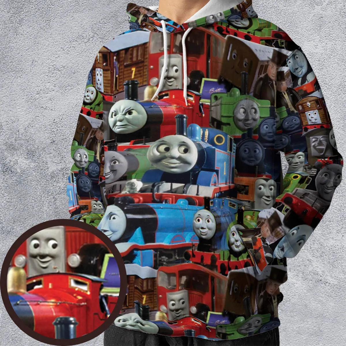 Thomas The Tank Engine All-over Print Hoodie
