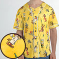 The Quick Draw McGraw Show Characters Unisex Baseball Jersey