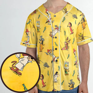 The Quick Draw McGraw Show Characters Unisex Baseball Jersey