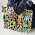 Back To The Day Old Cartoon Shows Large Tote Bag