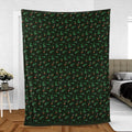 Funny Plants Pattern Fleece Blanket