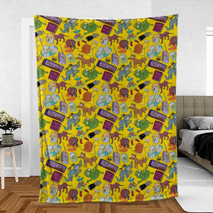 Treehouse of Horror The Simpson Fleece Blanket